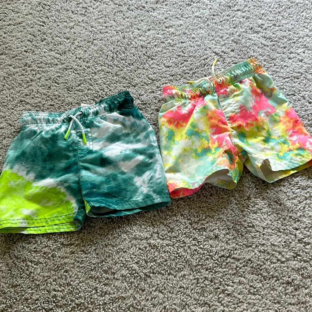 Set of 2 cat & jack toddler boy swimsuits